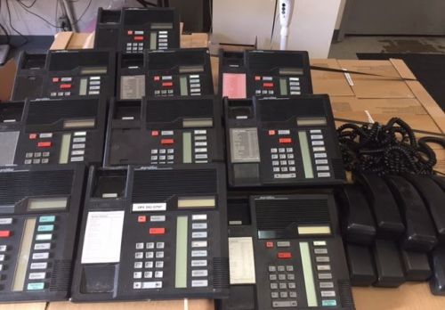 Nortel  M7208 Norstar Black Phones Lot of (10)