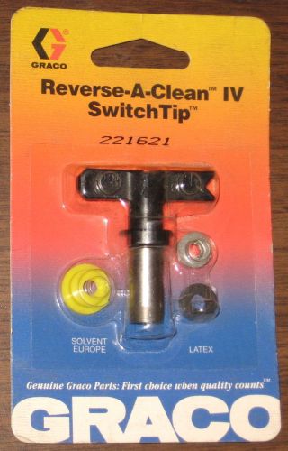 Graco 221621 reverse-a-clean iv (rac iv) switchtip airless spray tip for sale