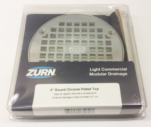 Zurn LC-FR05CP 5&#034; Diameter Chrome-Plated Bronze Adjustable Floor Drain Top