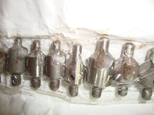 Aircraft Tool Threaded Standard Oversize Piloted Countersink 17pc Lot Microstop