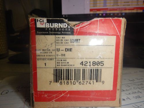 Type U Crimping Die, Burndy, U34RT