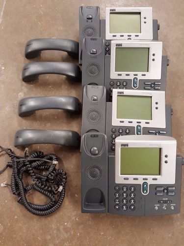 Lot of 4 cisco 7940 ip Office phones