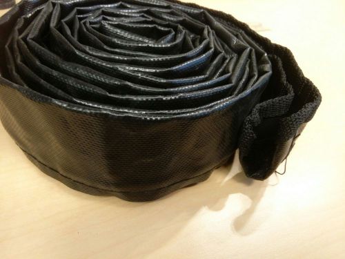 Brand New Zippered Black Leather Welding Welder cable cover jacket Vinyl Tig Mig
