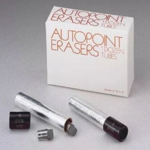 8 AUTOPOINT OVER-SIZED STANDARD ALL AMERICAN MECHANICAL PENCIL ERASER REFILLS