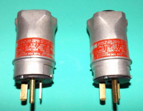 Lot of 2 APPLETON ECP2023 Plugs - Hazardous Locations - Clean Condition ECP-2023