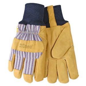 Kinco 1927KW-XXL XXL Lined Grain Pigskin Leather Palm Gloves with Knit Wrist