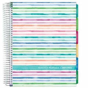 Deluxe 2021-2022 Dated Teacher Planner 8.5&#034;x11&#034; Includes 7 Periods Page Tabs ...