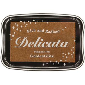 Delicata Pigment Ink Pad-Golden Glitz