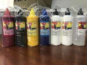 DTF Ink Full Set CMYKWW With Cleaning Fluid 250ml Bottles For Epson