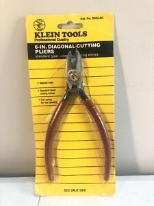 NEW KLEIN TOOLS D203  6&#034; DIAGONAL CUTTING PLIERS  ALL PURPOSE HEAVY DUTY