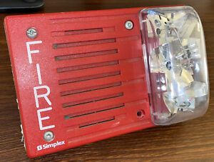 Simplex 4903-9150 Speaker Strobe 24VDC 15CD Horizontal Red