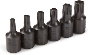 TEKTON 3/8 Inch Drive Impact Star Bit Socket Set, 6-Piece (T40-60) | 4911