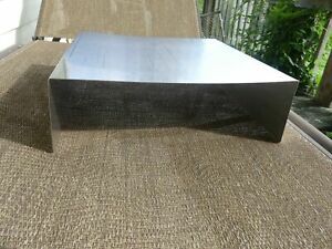 Vintage Stainless Steel Restaurant Food Truck Counter Space Shelf