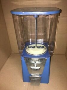 Vintage 10 cent dime Blue Oak 450 w/ New Globe Gumball Candy Nut vending machine