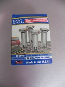 Magnif Coin Sorter Kit -Drop In Coins-Spill Excess and Roll-Made in USA-no Rolls