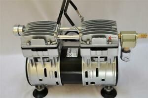 Twin Piston Oilless Vacuum Pump 5.5CFM Science Lab S=Workshop Milker hookup New