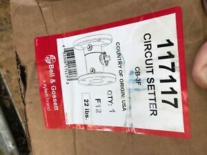 New never used bell &amp; gossett 3” flanged circuit setter model 117117. 
