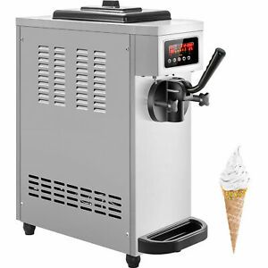 VEVOR 1500W Commercial Soft Ice Cream Machine Frozen Yogurt free ship