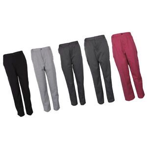 Fashion Polyester Cotton Cook Chef Pants Waiter Baker Cafe Restaurant Unisex