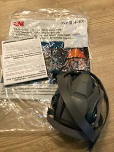 3M Rugged Comfort Quick Latch Half Facepiece Reusable Respirator 6501QL, Gases,