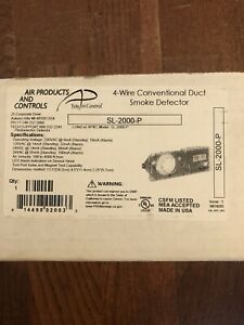 Air Products And Controls SL-2000-P Conventional 4-Wire Duct Smoke Detector
