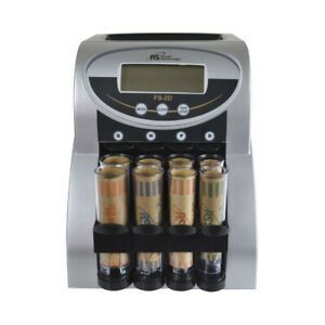 ROYAL SOVEREIGN INTERNATIONAL FS-2D FS-2D 2 ROW COIN SORTER 312 COINS PER MIN W/