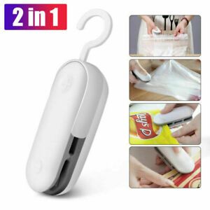 Portable Mini Heat Sealing Machine Household Plastic Bag 2 In1 ABS Sealer/Cu_CR