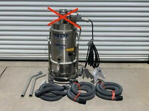 Nilfisk CFM 118EXP Stainless Explosion Proof Vacuum Canister***NO VACUUM HEAD***