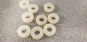 1/4 Nylon Flat Washers  .63 OD X .26 ID X .16 Thick 350 Pieces