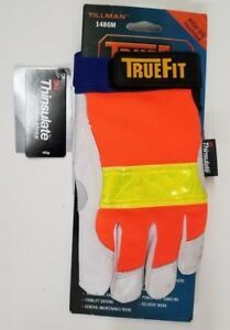 Tillman 1486M True Fit Hi-Vis Top Grain Cowhide Thinsulate Lined Gloves, Medium
