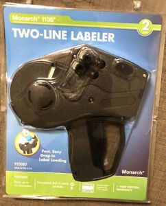 Monarch 1136 Pricing Gun- Model #925082- Two-Line Labeler- Brand New &amp; Sealed!!