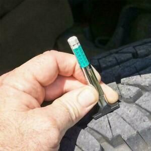 Tire Tread Depth Gauge Standard Metric Gage Guage Pattern 0-25mm Pen I7F8