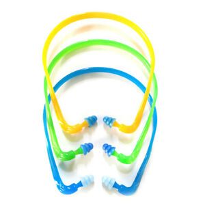 1Pc Reusable Ear plugs protector hearing protection noise reducer color ran  I-
