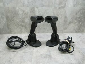 Lot of 2 HONEYWELL XENON 1900GSR-2 BARCODE SCANNER W/ USB CABLES!