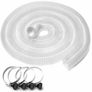 Dust Management Deluxe Ultra Clear Flexible Wire Reinforced PVC 2 1/2 Inch x 20