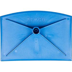 Remco 29003 Blue Nylon Industrial Food Hoe, Injection Molded Blade, 8&#034; L x 11&#034; 1