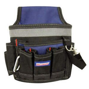 WESTWARD 5MZL6 Black,Tool Pouch,Polyester