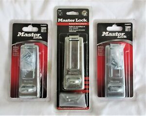 Lot of 3 – Masterlock 704DPF Locking Steel 4 1/2” Security Hasp * New