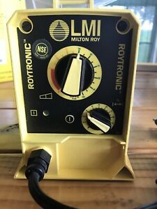 lmi milton roy electromagnetic metering pump