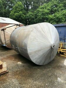 Stainless Steel Approx. 2200 Gallon Tank With Mixer, Motor, Gear Box Used