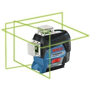 BOSCH GLL3-330CG 360° Connected Green-Beam Three-Plane Leveling and