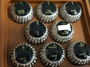 Selectric III element balls set of 8 NEW in Nice Storage Case - RARE ELEMENTS