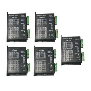 Set of 5, DM556 42/57 2 Phase Micro Stepper Motor Driver Controller 5.6A