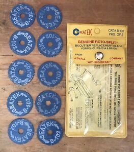 Seatek BX Cutter Replacement Wheel Blades (Combined Pack Of 10) B-102 Genuine