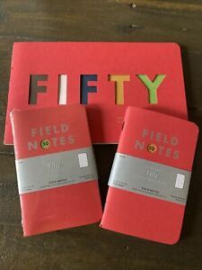 Field Notes Notebooks Lot Fifty Subscribers Gift End Papers Group Eleven