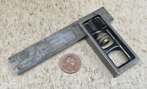 UNION TOOL CO. HARDENED 4” DOUBLE SQUARE
