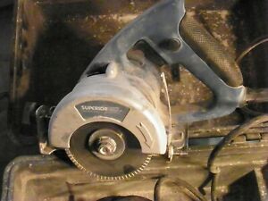SUPERIORBILT tile  and masonry saw  4inch  w/ hard shell carry case