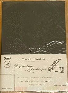 SAKAETP TomoeRiver Notebook 5mm Dot Grid A5 White 368 pages White Hard Cover NEW