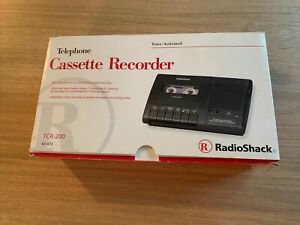 RadioShack Tape Recorder TCR-200 Voice ActivatedTelephone Cassette-NO POWER CORD