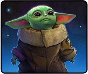 Man_dalorian Mouse Pad 9.8x11.8x0.12 in Star Wa_rs Mousepad Cool Mouse Mat for C